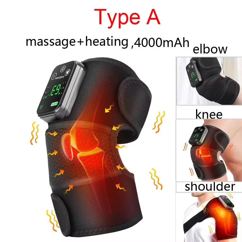 Helicare - Masajeador de Rodilla Inteligente con Calor y Vibración