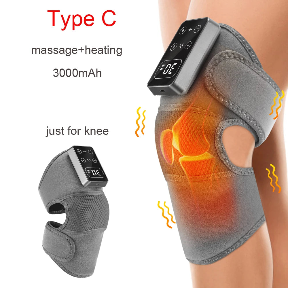 Helicare - Masajeador de Rodilla Inteligente con Calor y Vibración
